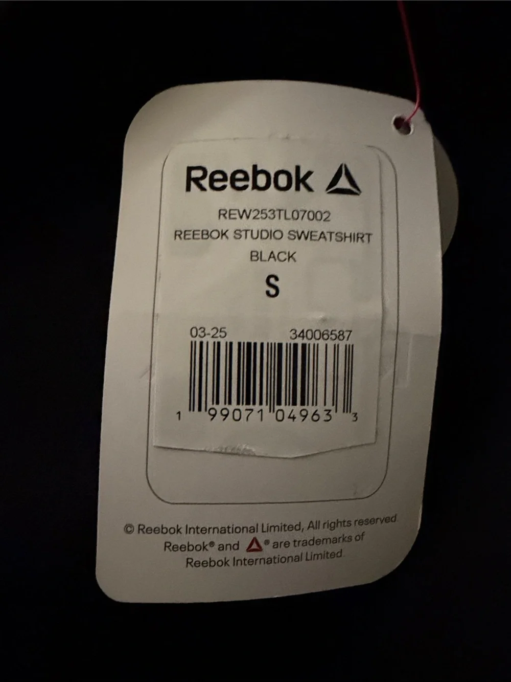 Reebok soft pullover